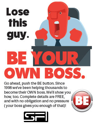 BE YOUR OWN BOSS